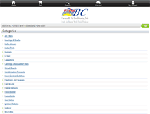 Tablet Screenshot of bcfurnaceparts.com